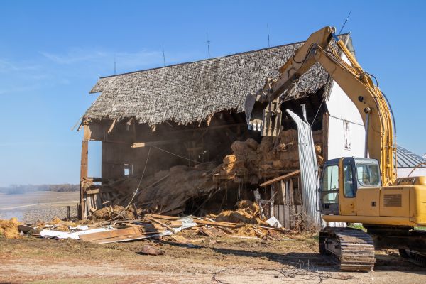 Barn Demolition in Kalispell