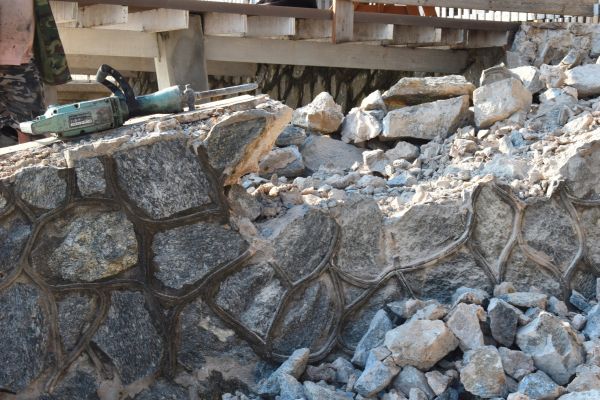 Retaining Wall Demolition in Kalispell